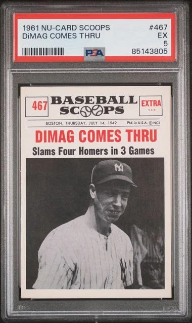 1961 NU-Card Scoops Dimag Comes Thru #467 card image