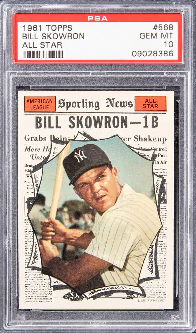 1961 Topps Bill Skowron All Star #568 card image