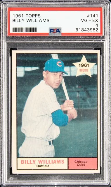 1961 Topps Billy Williams #141 card image