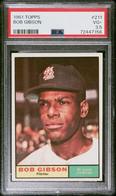 1961 Topps Bob Gibson #211 card image