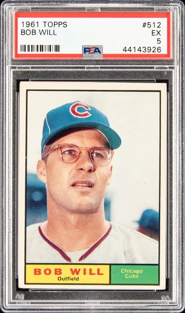 1961 Topps Bob Will #512 card image