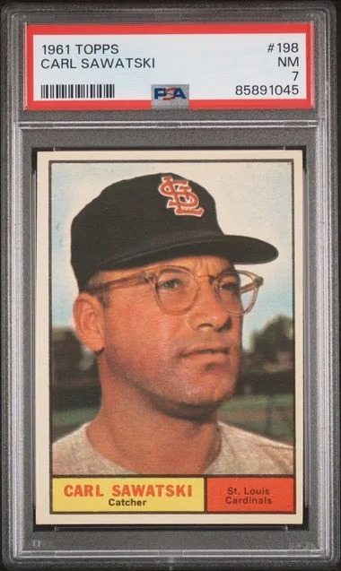 1961 Topps Carl Sawatski #198 card image
