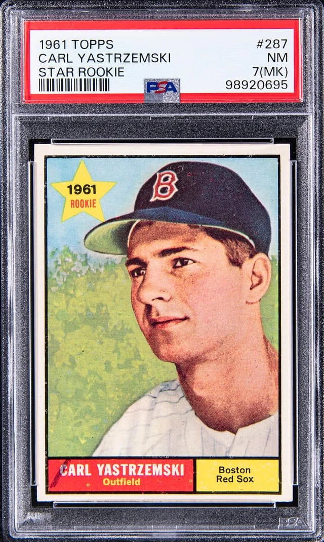 1961 Topps Carl Yastrzemski Star #287 card image