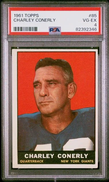 1961 Topps Charley Conerly #85 card image