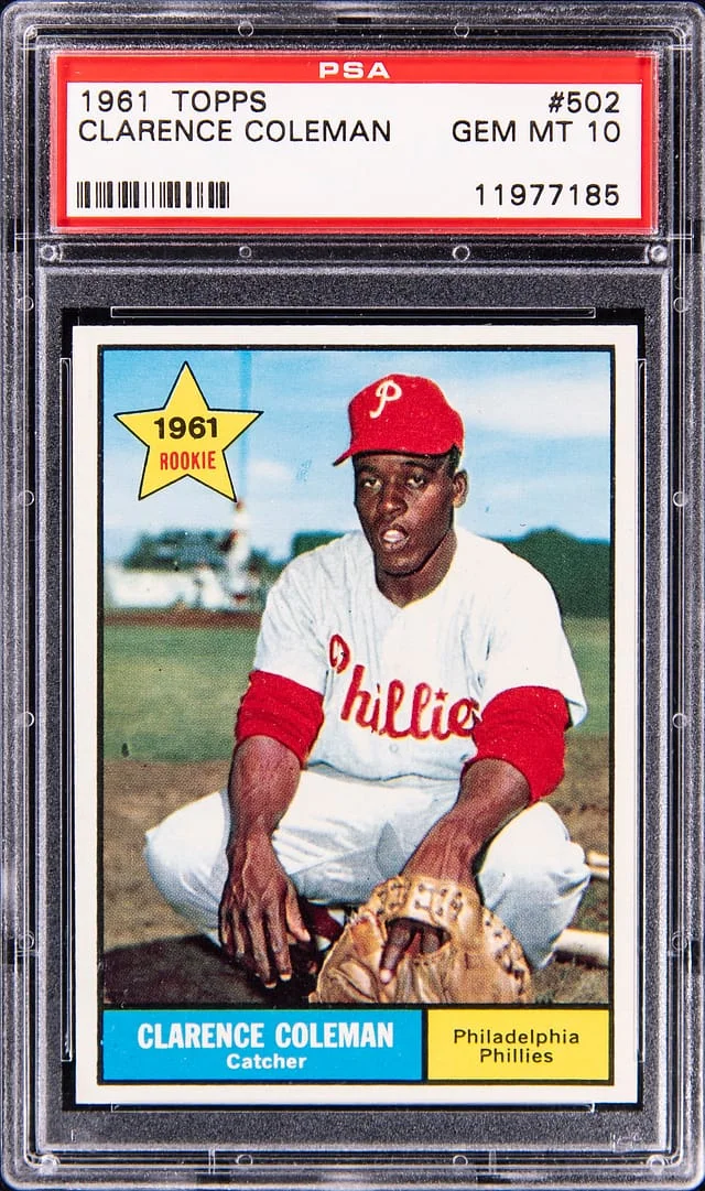 1961 Topps Clarence Coleman #502 card image