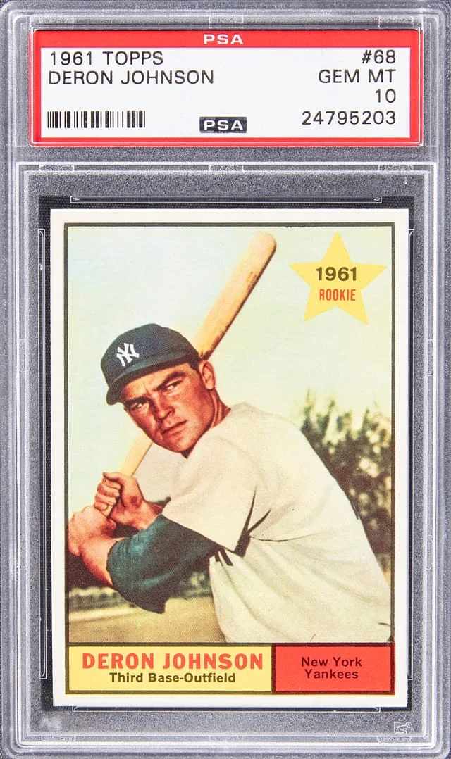 1961 Topps Deron Johnson #68 card image