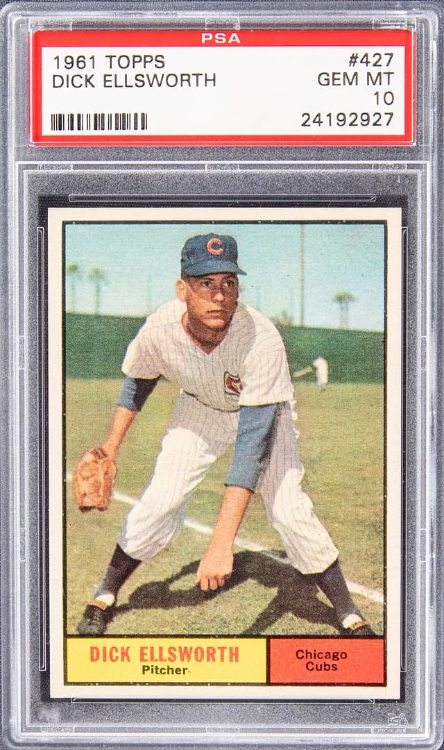 1961 Topps Dick Ellsworth #427 card image
