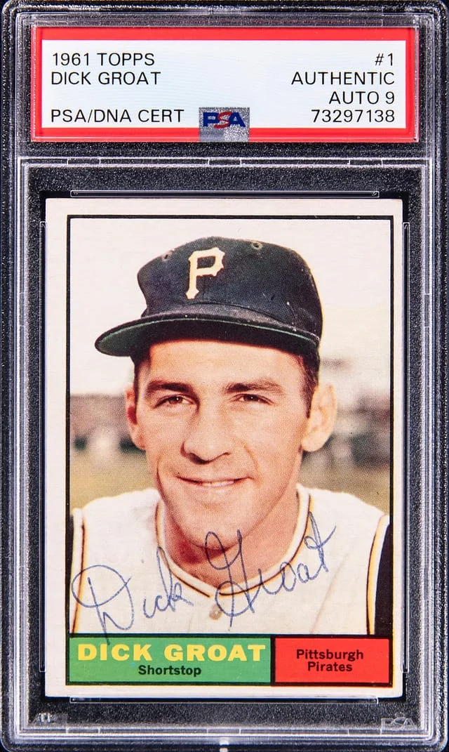 1961 Topps Dick Groat #1 card image