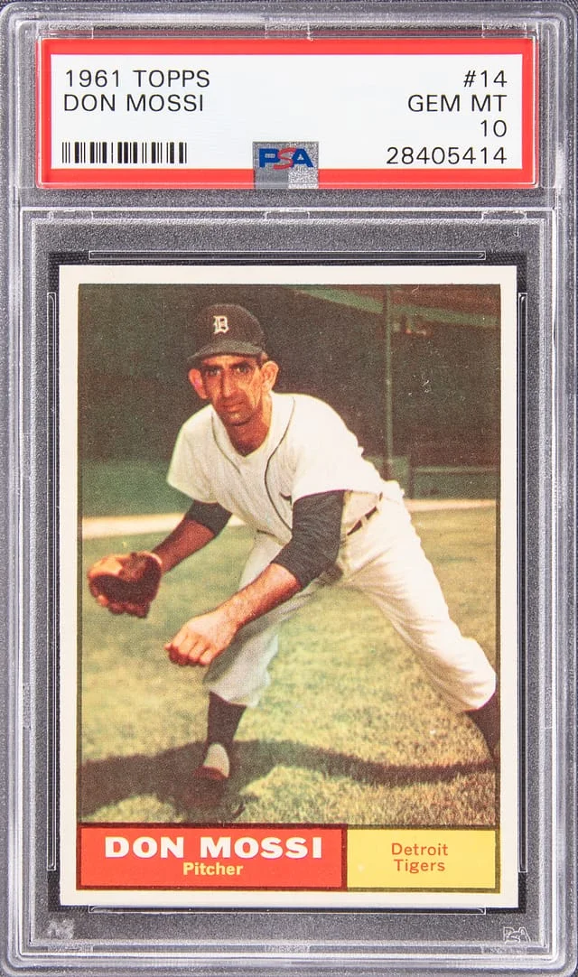 1961 Topps Don Mossi #14 card image