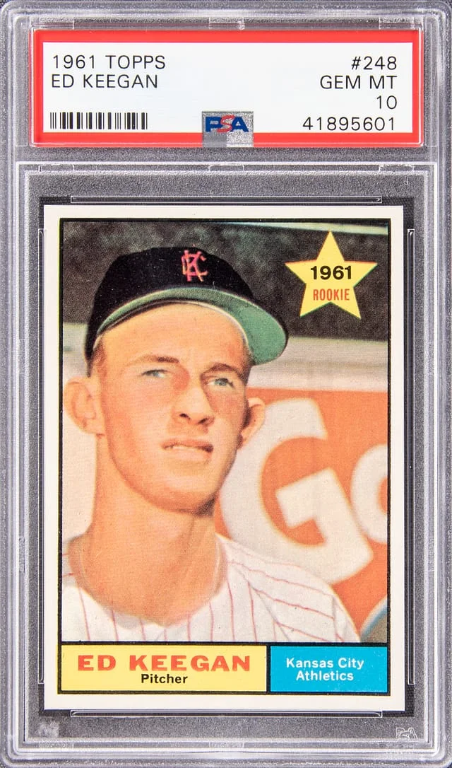 1961 Topps Ed Keegan #248 card image