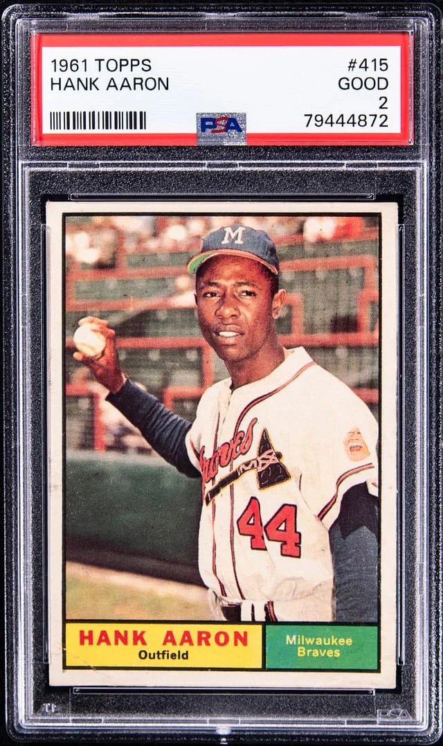 1961 Topps Ernie Banks #415 card image