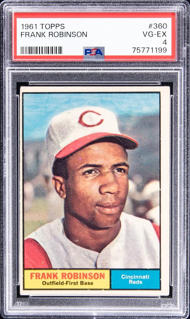 1961 Topps Frank Robinson #360 card image