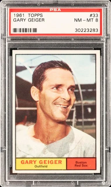 1961 Topps Gary Geiger #33 card image