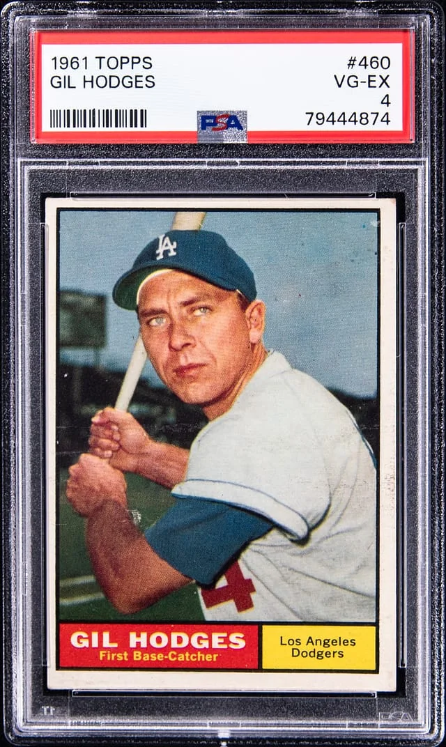 1961 Topps Gil Hodges #460 card image
