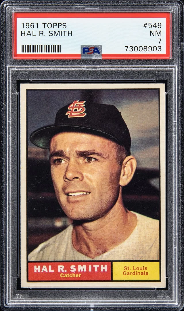 1961 Topps Hal R. Smith #549 card image
