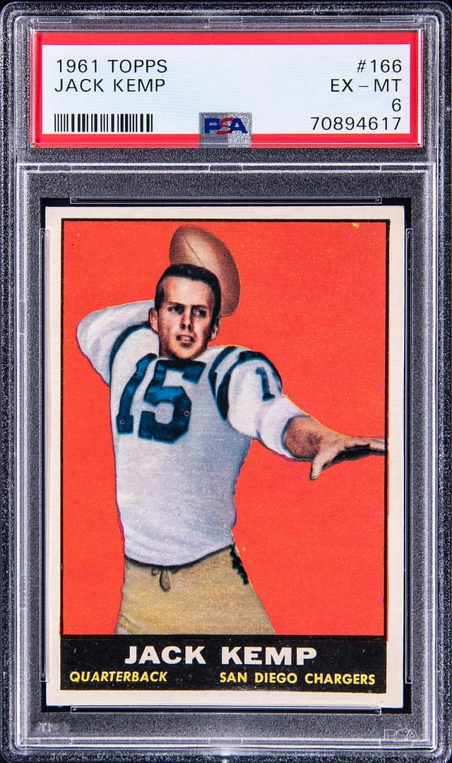 1961 Topps Jack Kemp #166 card image