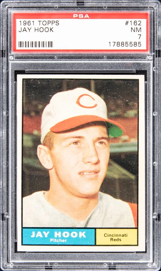 1961 Topps Jay Hook #162 card image