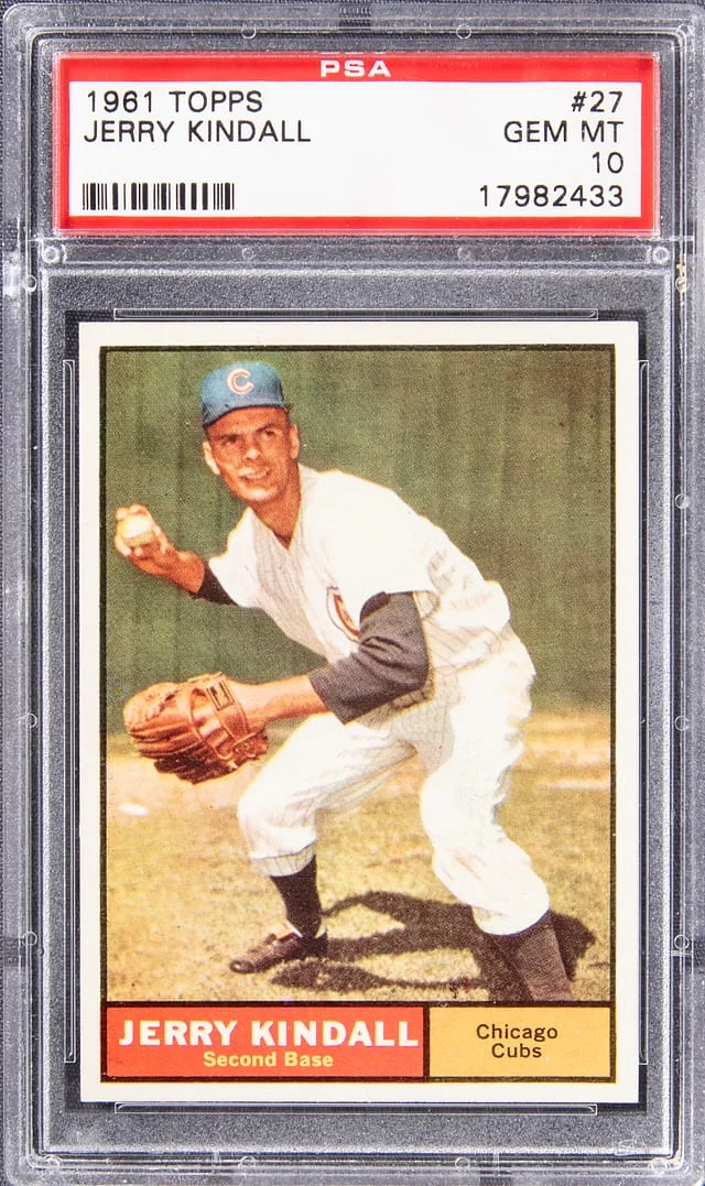 1961 Topps Jerry Kindall #27 card image