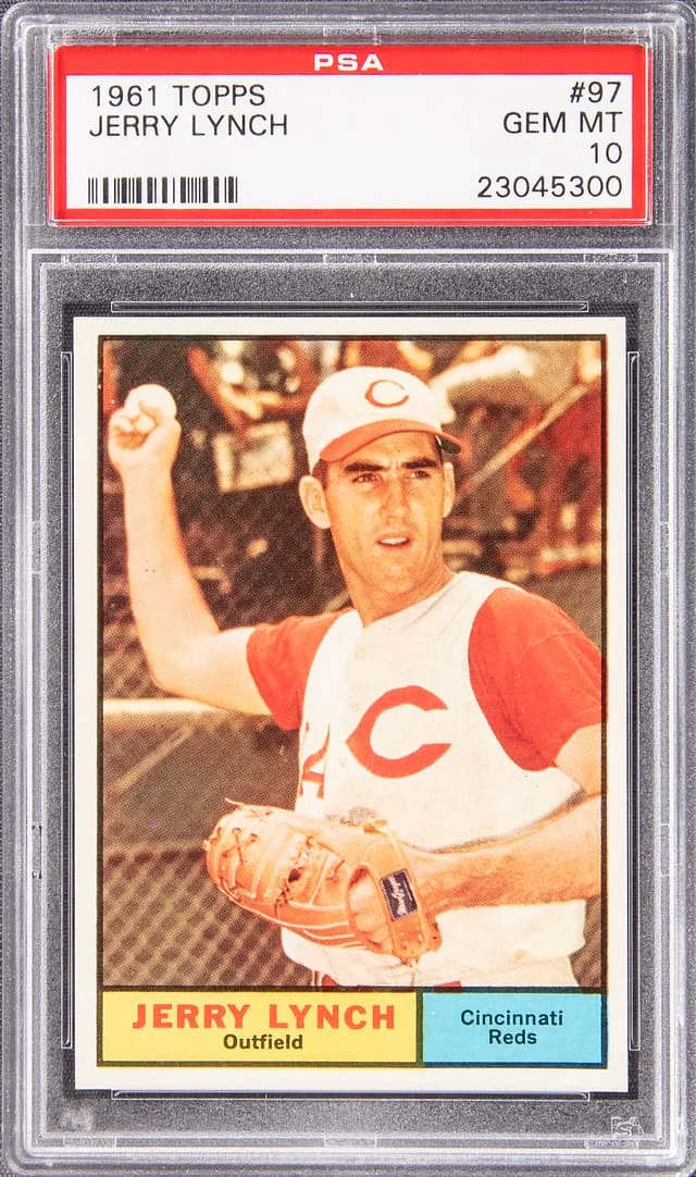 1961 Topps Jerry Lynch #97 card image