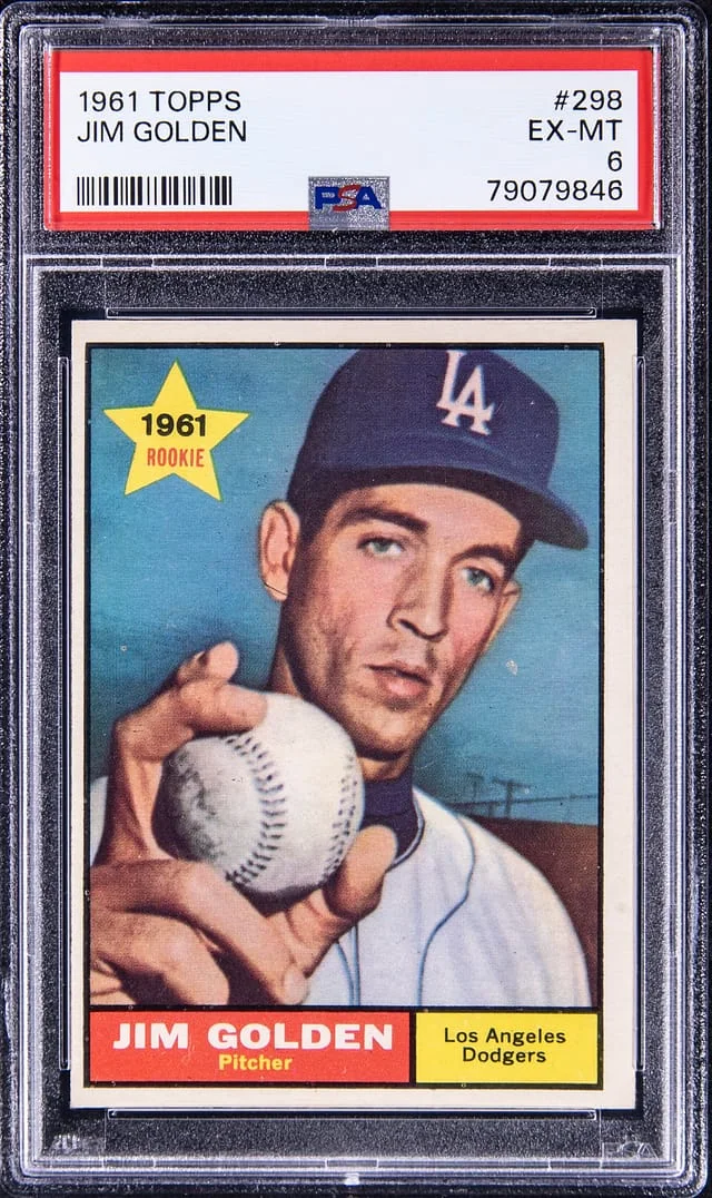 1961 Topps Jim Golden #298 card image