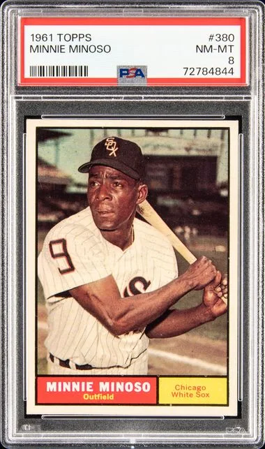 1961 Topps Minnie Minoso #380 card image