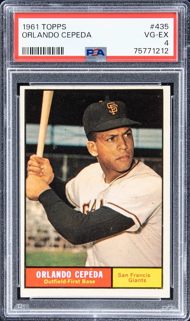 1961 Topps Orlando Cepeda #435 card image