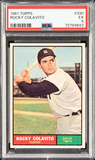 1961 Topps Rocky Colavito #330 card image