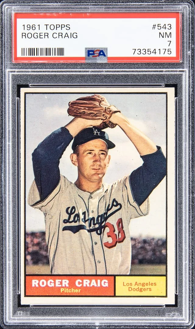 1961 Topps Roger Craig #543 card image