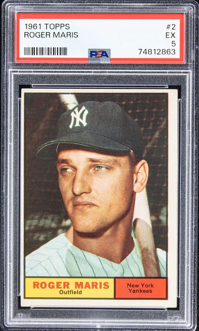1961 Topps Roger Maris #2 card image