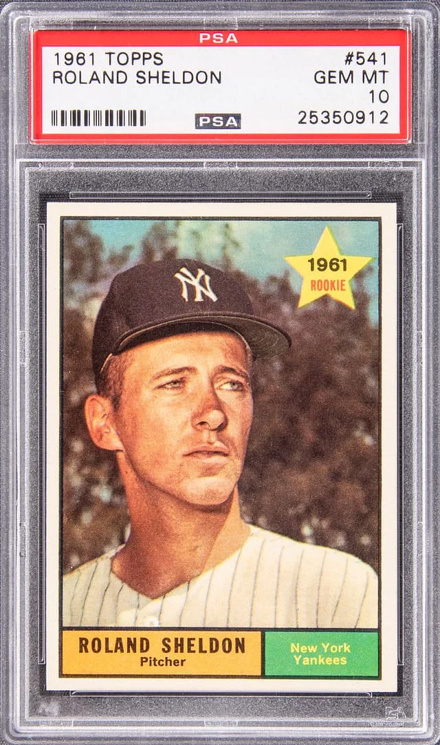 1961 Topps Roland Sheldon #541 card image