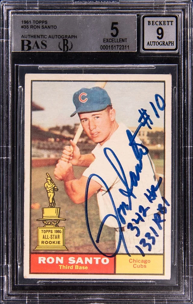 1961 Topps Ron Santo All-Star #35 card image