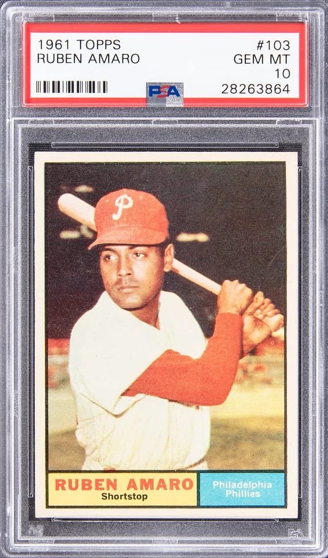 1961 Topps Ruben Amaro #103 card image