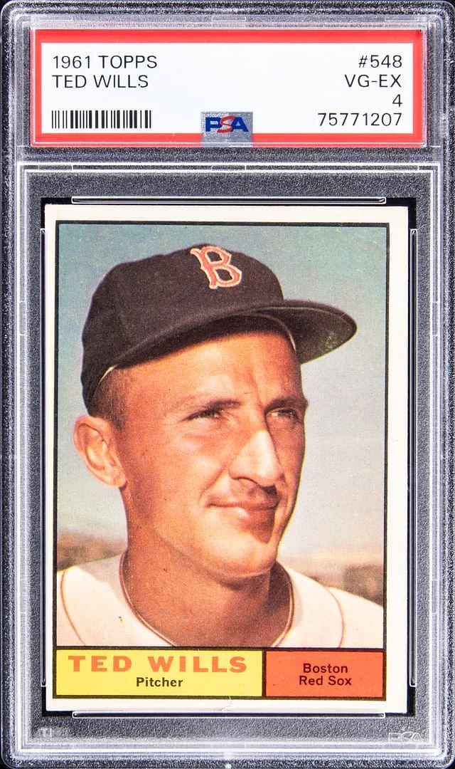 1961 Topps Ted Wills #548 card image