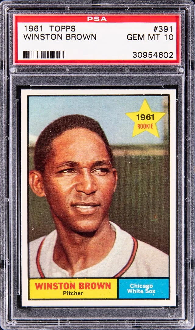 1961 Topps Winston Brown #391 card image