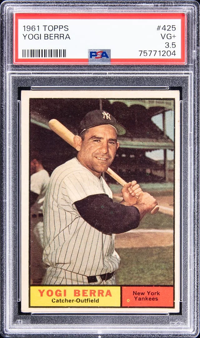 1961 Topps Yogi Berra #425 card image