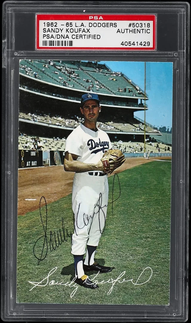 1962-65 L.A. Dodgers Sandy Koufax #50318 card image