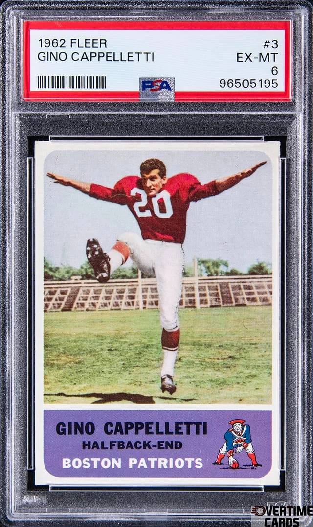1962 Fleer Gino Cappelletti #3 card image