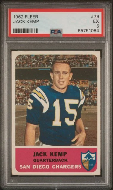 1962 Fleer Jack Kemp #79 card image
