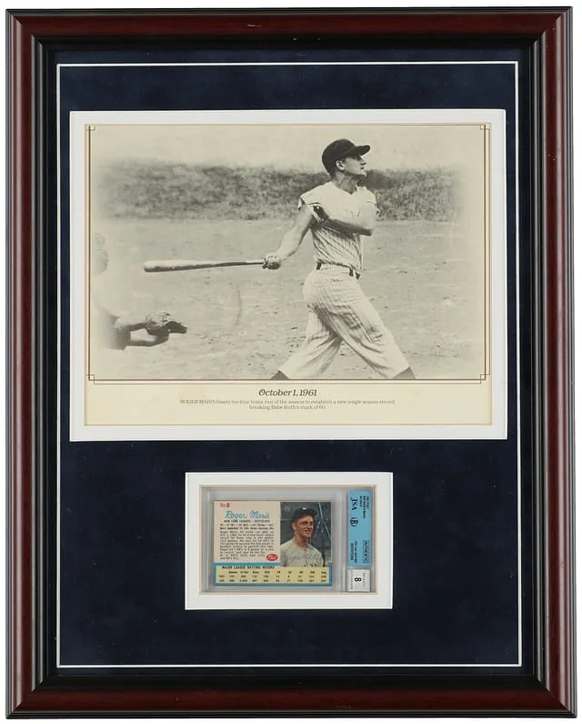 1962 Post Roger Maris, Ad Back #6B card image