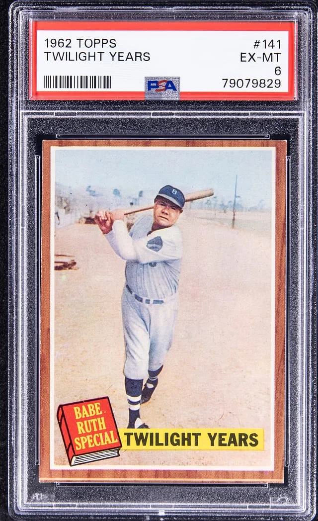 1962 Topps Babe Ruth Twilight Years #141 card image