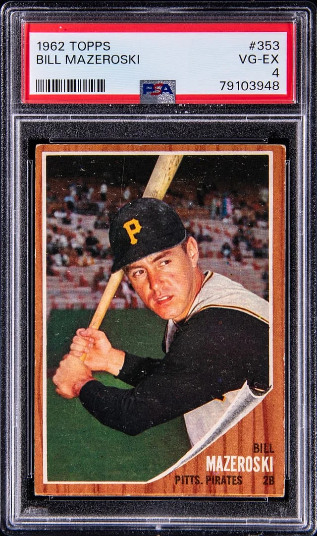 1962 Topps Bill Mazeroski #353 card image