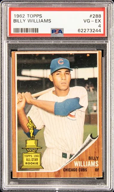 1962 Topps Billy Williams #288 card image