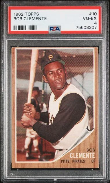1962 Topps Bob Clemente #10 card image