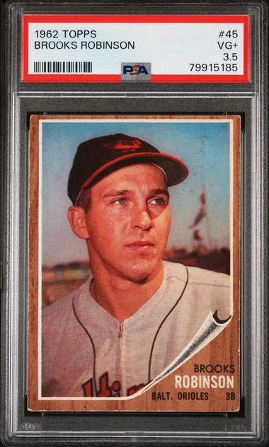 1962 Topps Brooks Robinson #45 card image
