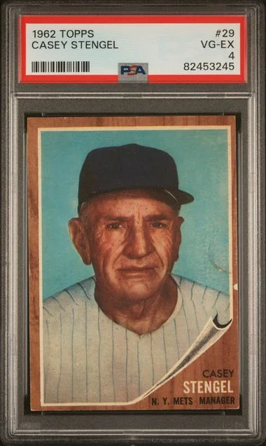 1962 Topps Casey Stengel #29 card image