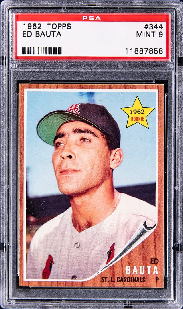1962 Topps Ed Bauta #344 card image