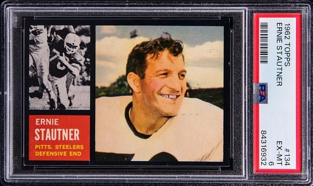 1962 Topps Ernie Stautner #134 card image
