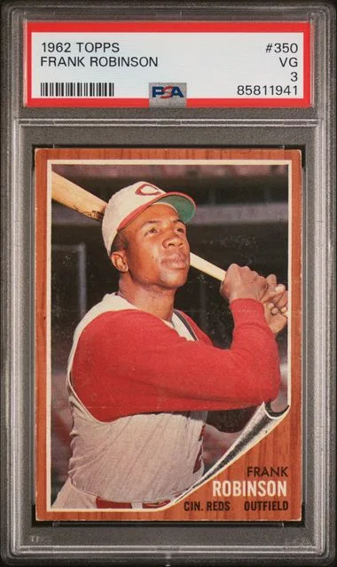 1962 Topps Frank Robinson #350 card image