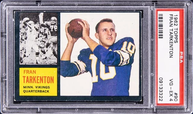 1962 Topps Frank Tarkenton #90 card image