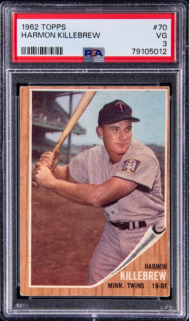 1962 Topps Harmon Killebrew #70 card image